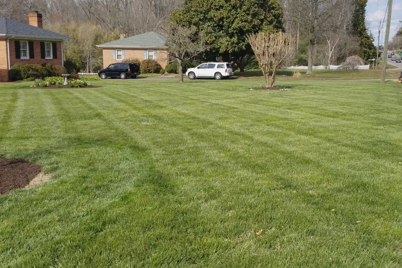 Residential lawn mowing in Richmond VA