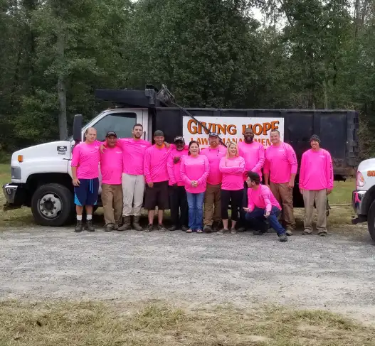 Giving Hope Lawn Management crew
